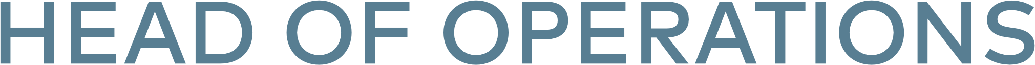 Head of Operations