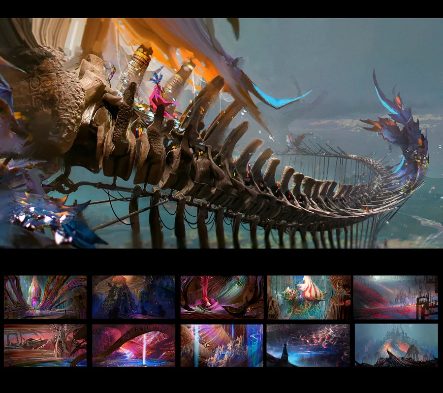 Tribal Hangar, Concept Art piece 1 of 31